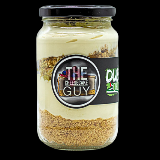 Dubai Chocolate Cheesecake Jar